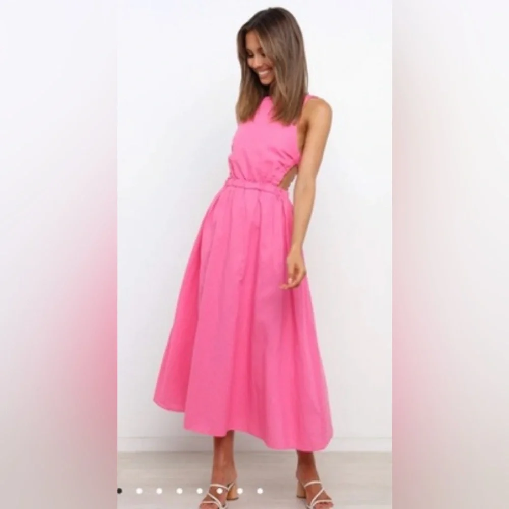 Petal & Pup Pink Backless Dress - Picture 2 of 10